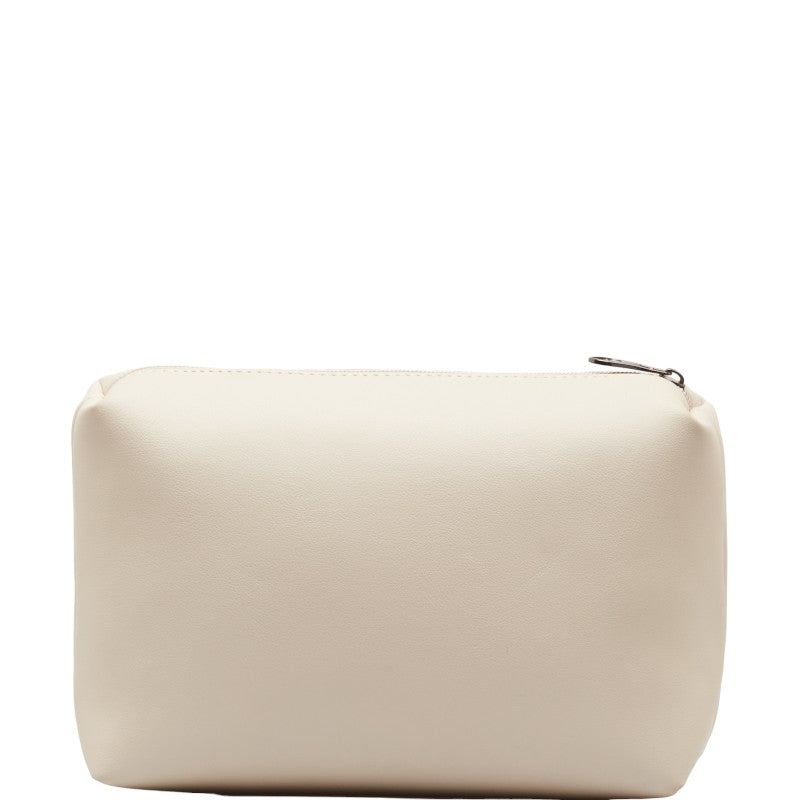 Folli Follie Logo Leather Pouch White