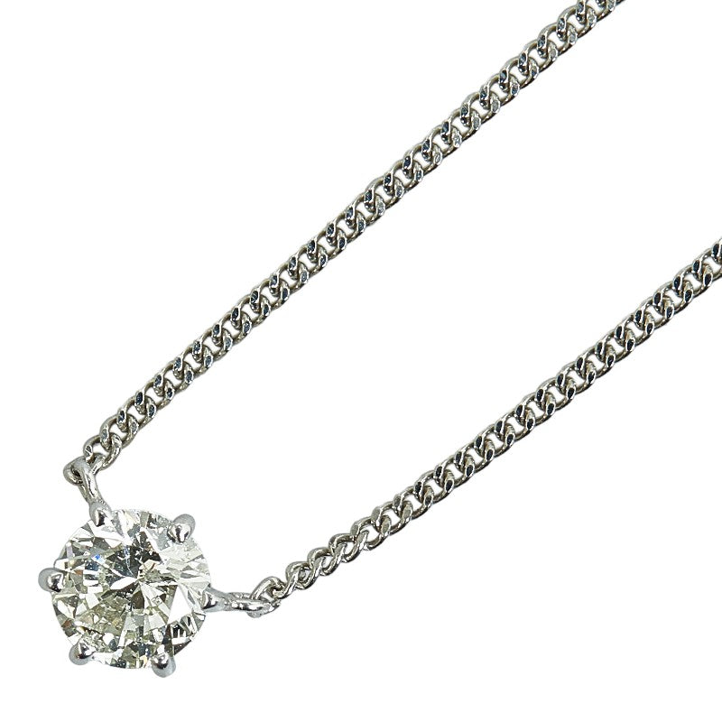 Platinum Pt850 Diamond Necklace in Great Condition