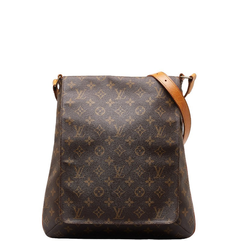 Louis Vuitton Monogram Musette Shoulder Bag M51256 Brown PVC Leather in Very Good Condition