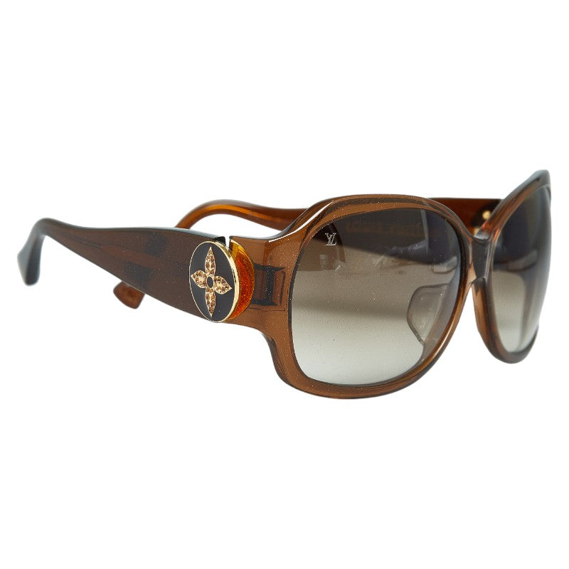 Louis Vuitton Ursula Strass Rhinestone Sunglasses Plastic Sunglasses Z0135E in Good condition
