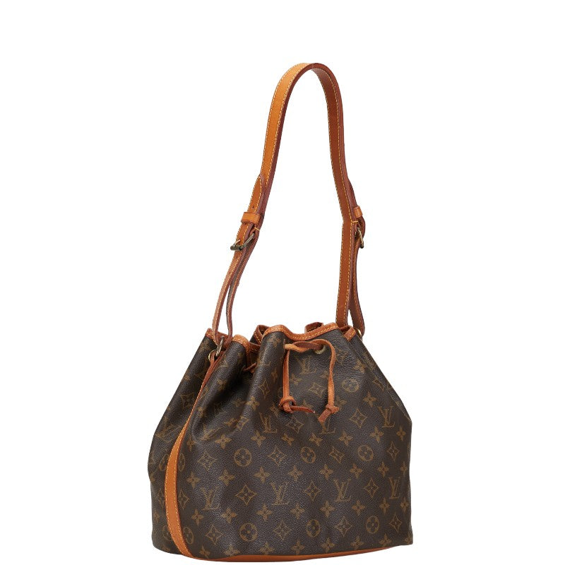 Louis Vuitton Petit Noe Canvas Shoulder Bag M42226 in Fair condition