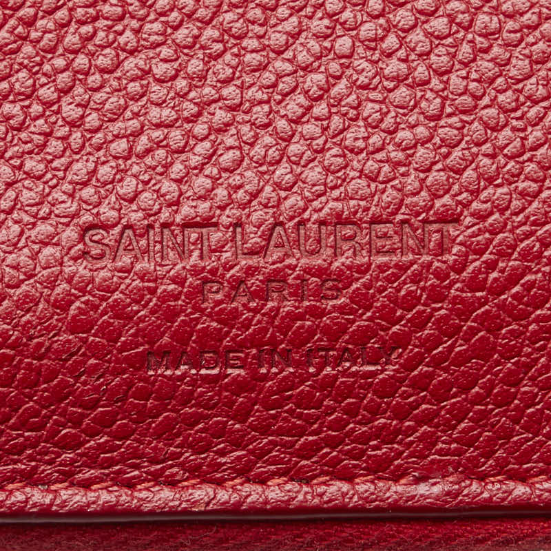 Yves Saint Laurent Leather Bifold Wallet GUE414661 in Very Good Condition