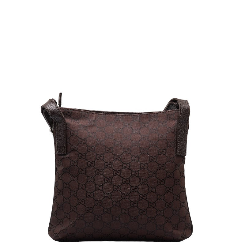 Gucci GG Canvas Leather Shoulder Bag 293572