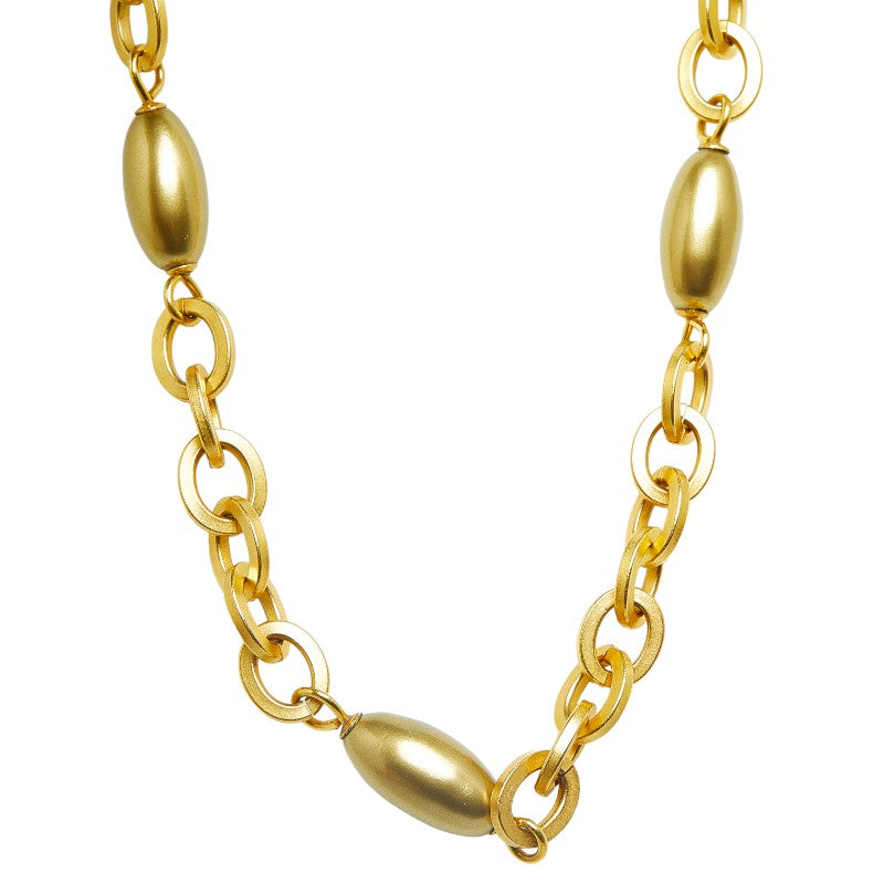 Chanel Coco Mark Necklace Gold Plated