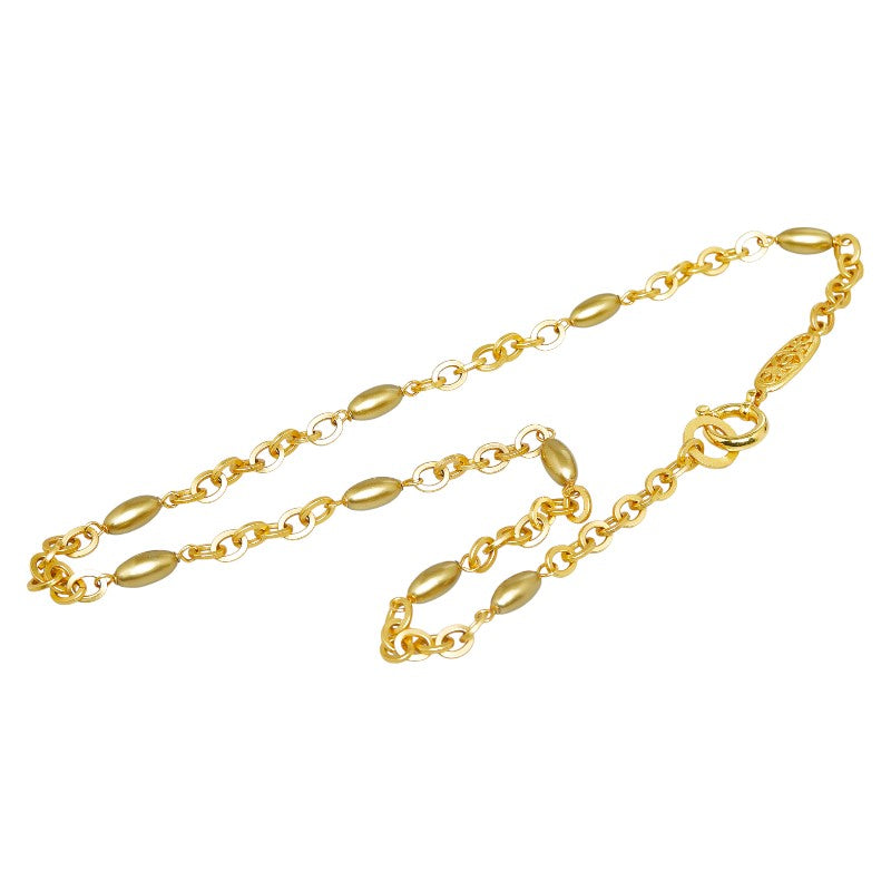 Chanel Coco Mark Necklace Gold Plated