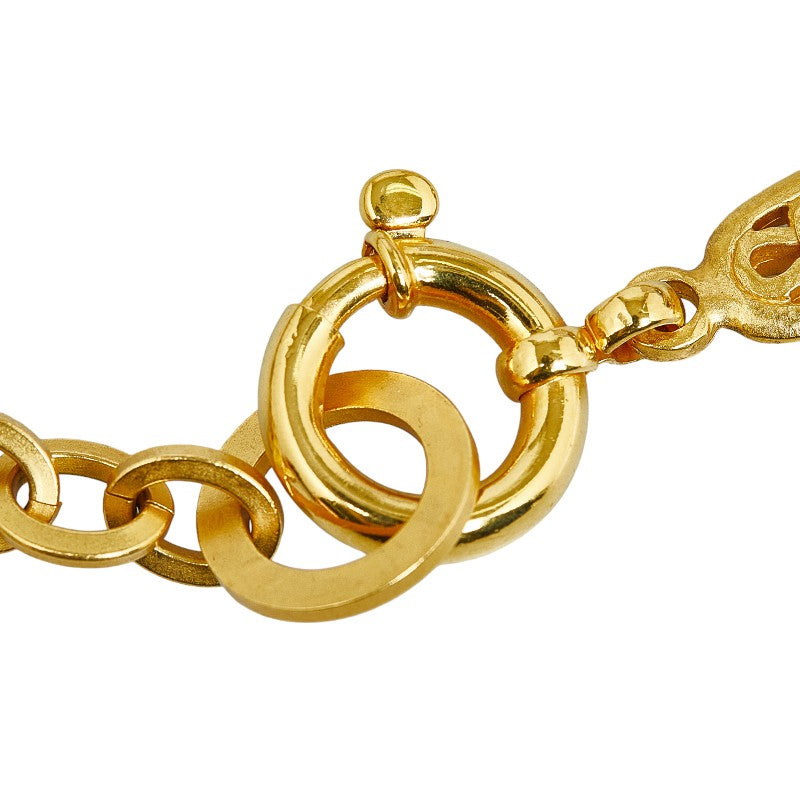 Chanel Coco Mark Necklace Gold Plated