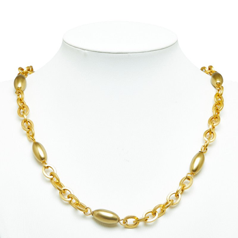 Chanel Coco Mark Necklace Gold Plated