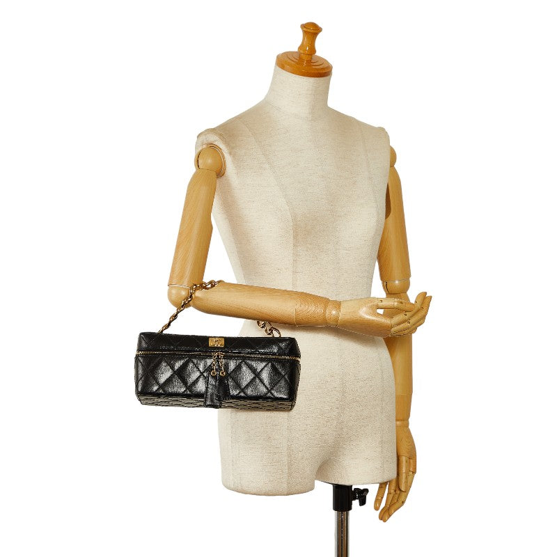 Chanel Lambskin Matelasse Vanity Bag