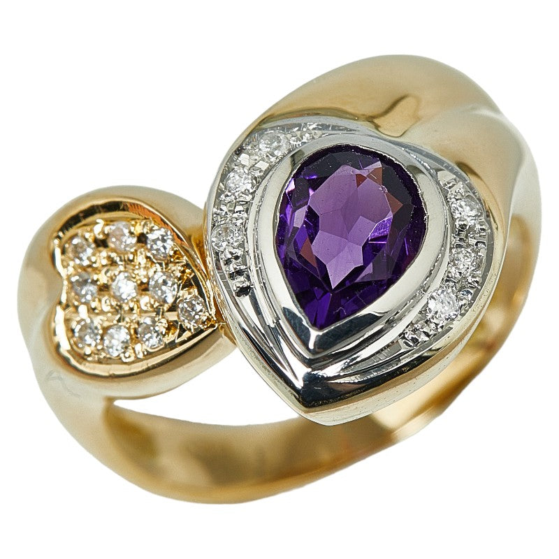Other 18K & Platinum Amethyst Ring  Metal Ring in Excellent condition