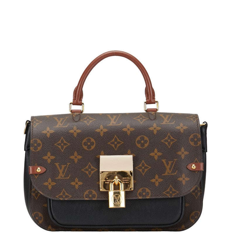 Louis Vuitton Vaugirard PM Leather Shoulder Bag M44354 in Good condition