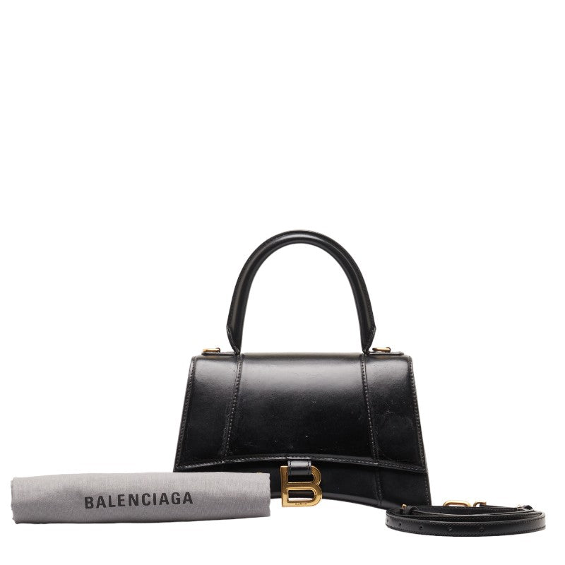 Balenciaga Hourglass Small Leather Handbag