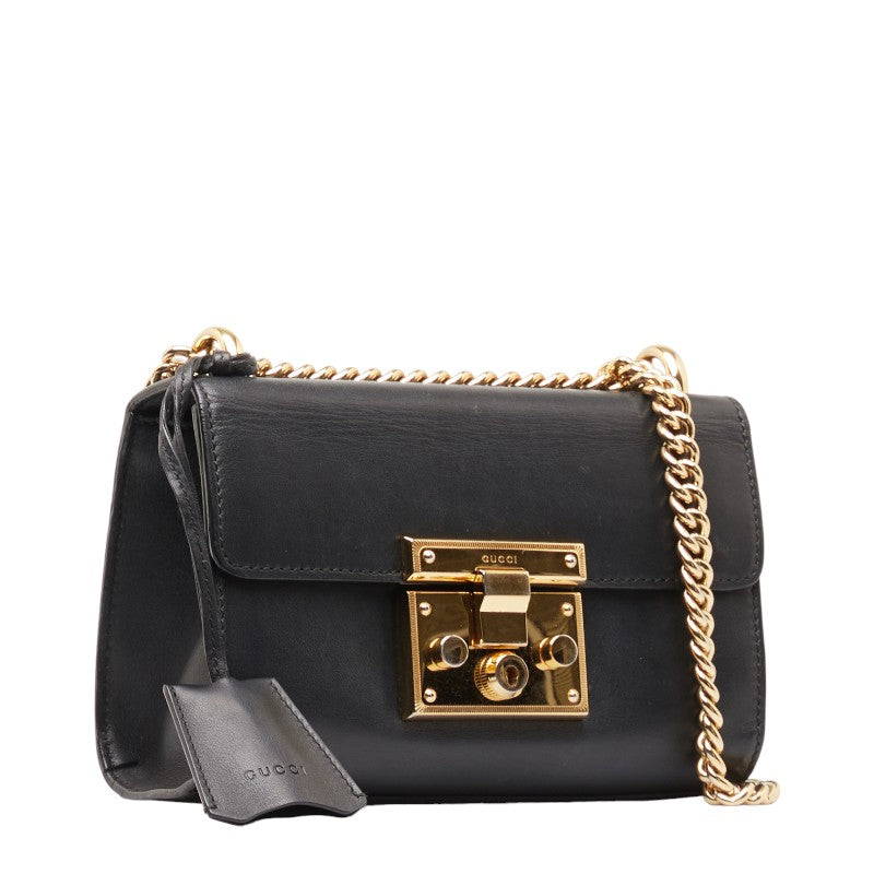 Gucci Leather Chain Shoulder Bag 409487