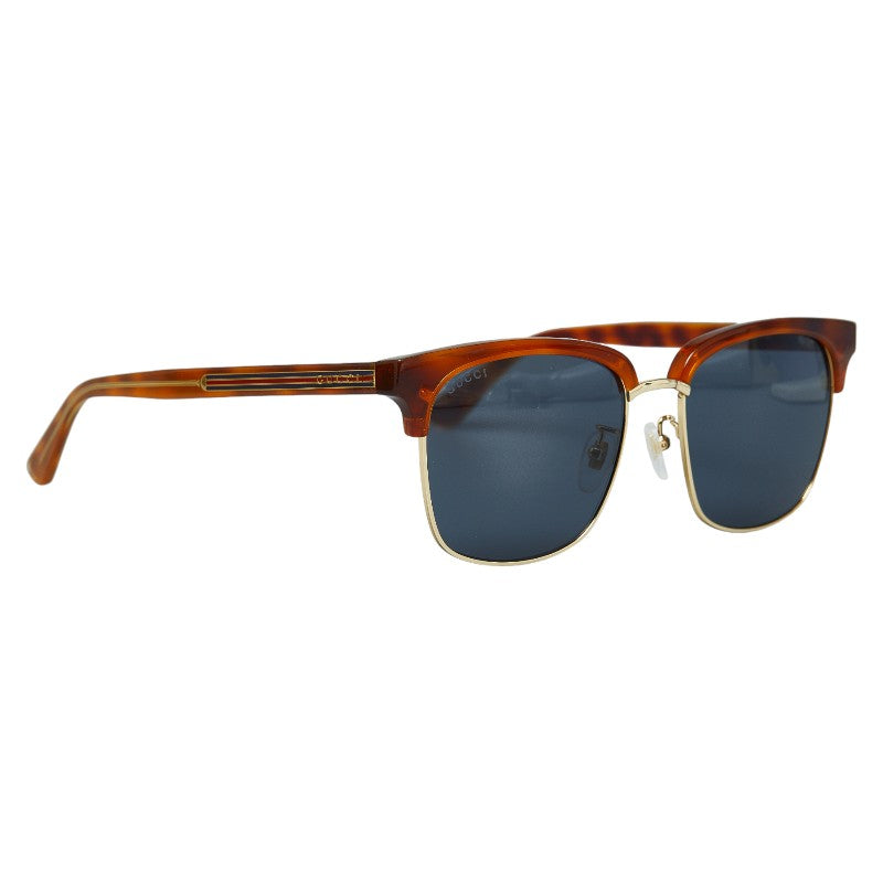 Gucci Plastic Sunglasses GG0382S Brown Blue