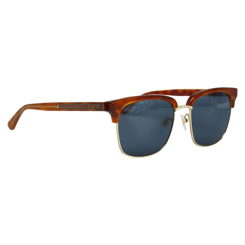 Gucci Plastic Sunglasses GG0382S Brown Blue in Great Condition