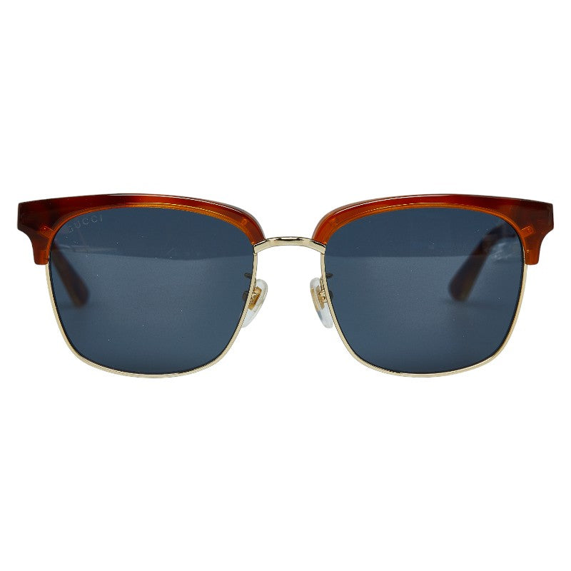 Gucci Plastic Sunglasses GG0382S Brown Blue