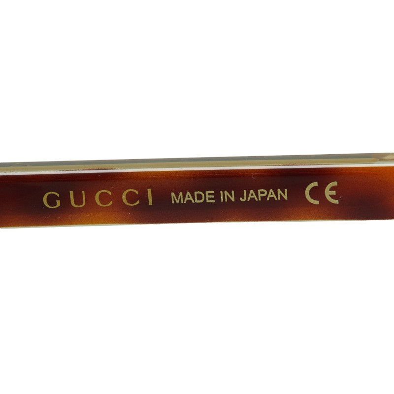 Gucci GG0382S Plastic Sunglasses Brown Blue