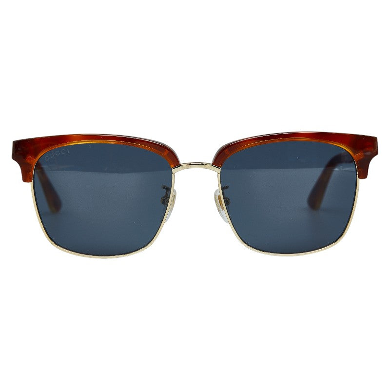 Gucci Plastic Sunglasses GG0382S Brown Blue