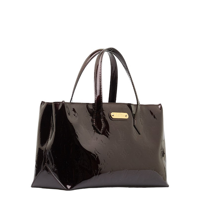 Louis Vuitton Wilshire PM Leather Handbag M93641 in Good condition