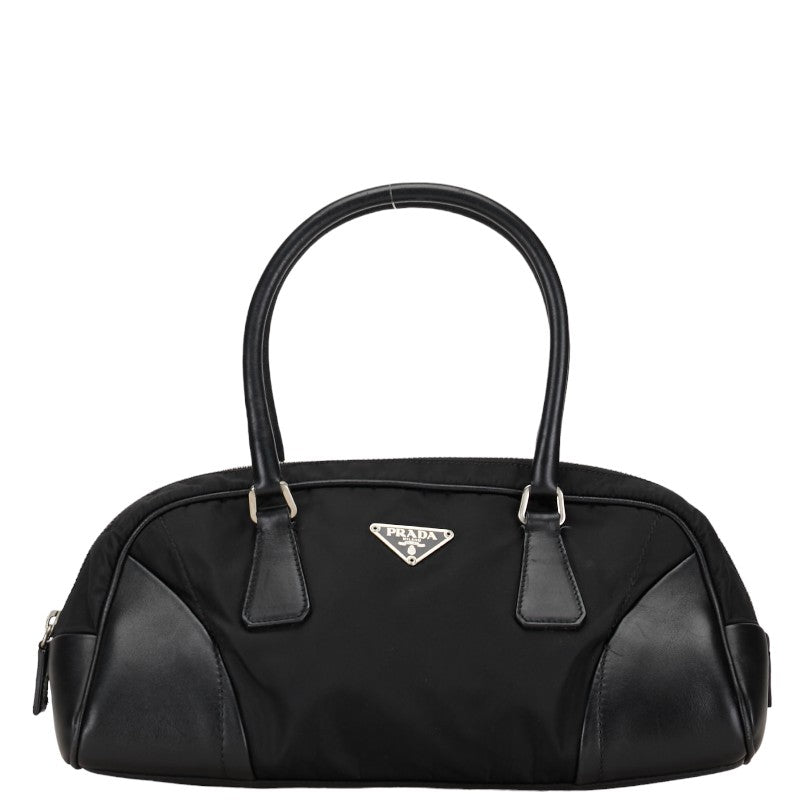 Prada Tessuto & Leather Mini Handbag Canvas Handbag B10747 in Good condition