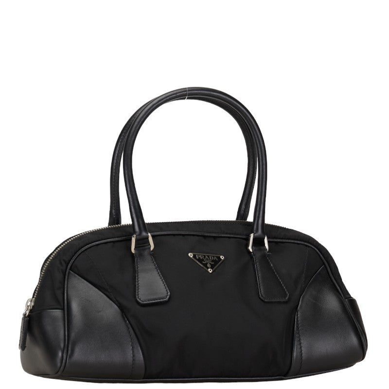 Prada Tessuto & Leather Mini Handbag Canvas Handbag B10747 in Good condition