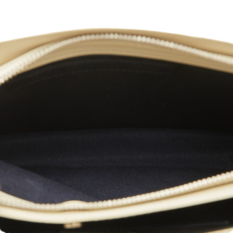 Balenciaga Canvas Leather Navy Pochette Shoulder Bag 339937