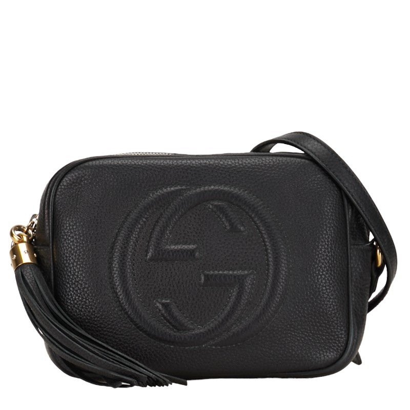 Gucci Soho Disco Leather Crossbody Bag Leather Crossbody Bag 308364 in Good condition