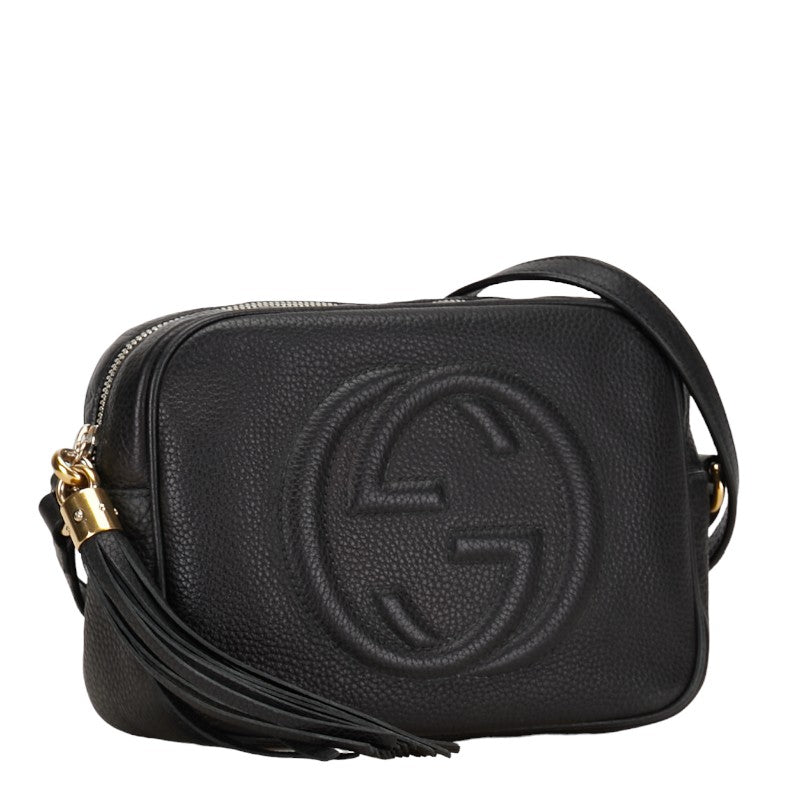 Gucci Soho Disco Leather Crossbody Bag Leather Crossbody Bag 308364 in Good condition