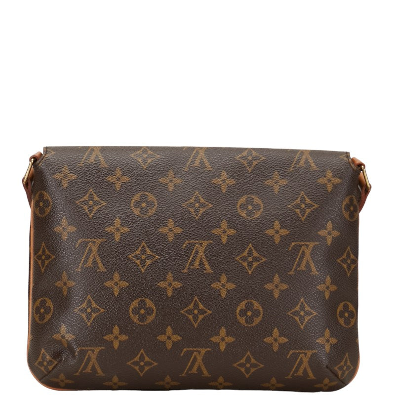 Louis Vuitton Monogram Musette Tango Short Shoulder Bag M51257 Brown PVC Leather in Very Good Condition