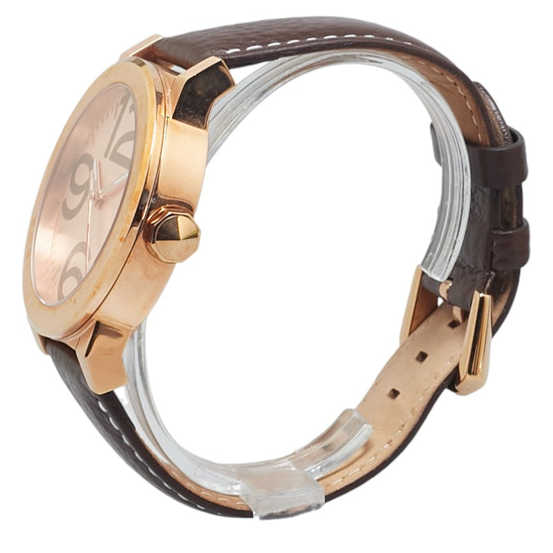 Just Cavalli 1G064 Quartz Watch Stainless Steel Leather Brown Dial