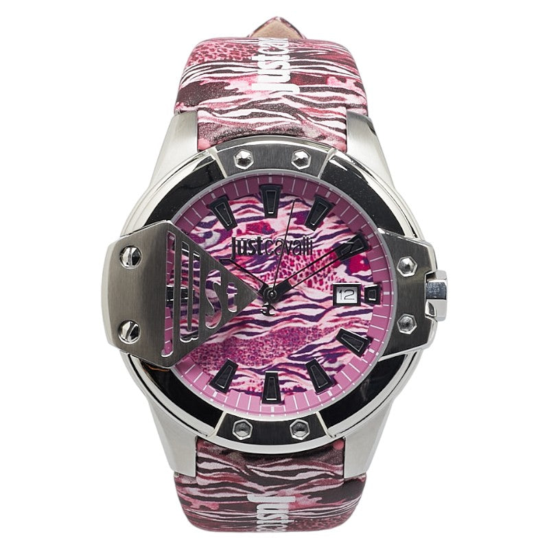 Just Cavalli Quartz Watch 1G260 Stainless Steel Leather