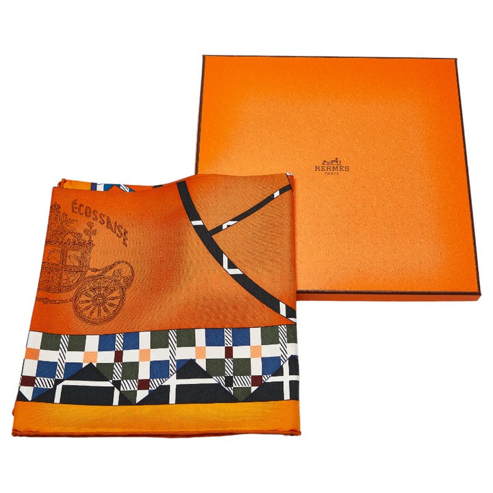 Hermes Silk Scarf Balade Ecossaise in Great Condition