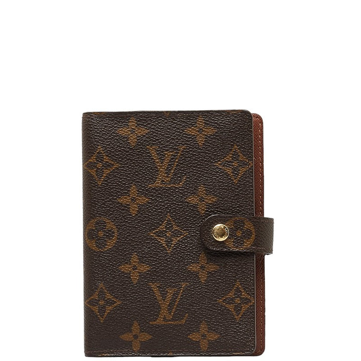 Louis Vuitton Monogram Agenda PM Notebook Cover R20005 in Very Good Condition