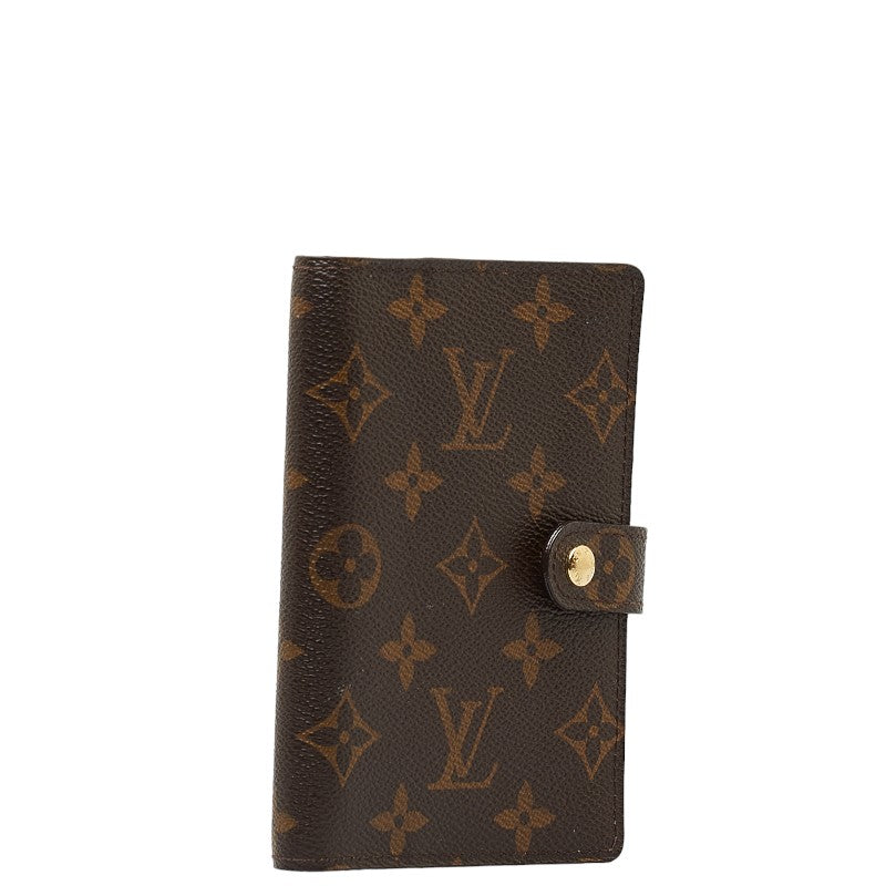 Louis Vuitton Monogram Agenda PM Notebook Cover R20005 in Very Good Condition