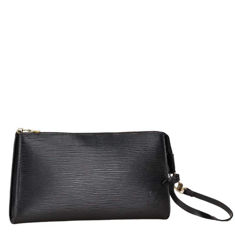 Louis Vuitton Pochette Accessoires Leather Clutch Bag M52942 in Good condition