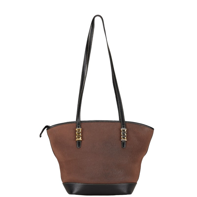 Loewe Velazquez Leather Tote Bag Brown Black