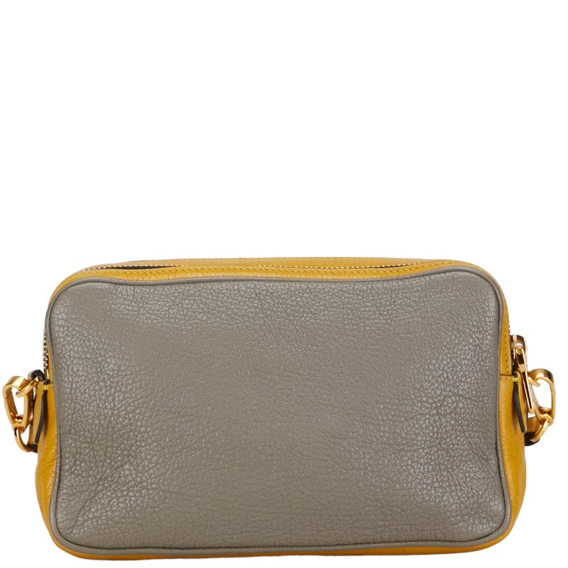 Miu Miu Leather Logo Shoulder Bag