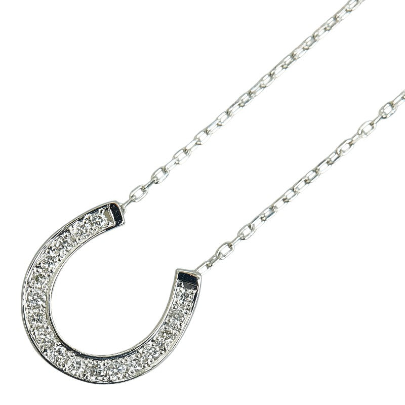 Other Platinum & Diamond Horseshoe Necklace  Metal Necklace in Excellent condition