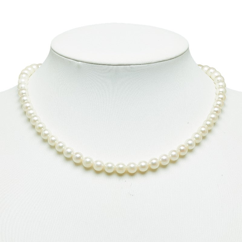 Other Silver Pearl Necklace Metal Necklace in Excellent condition