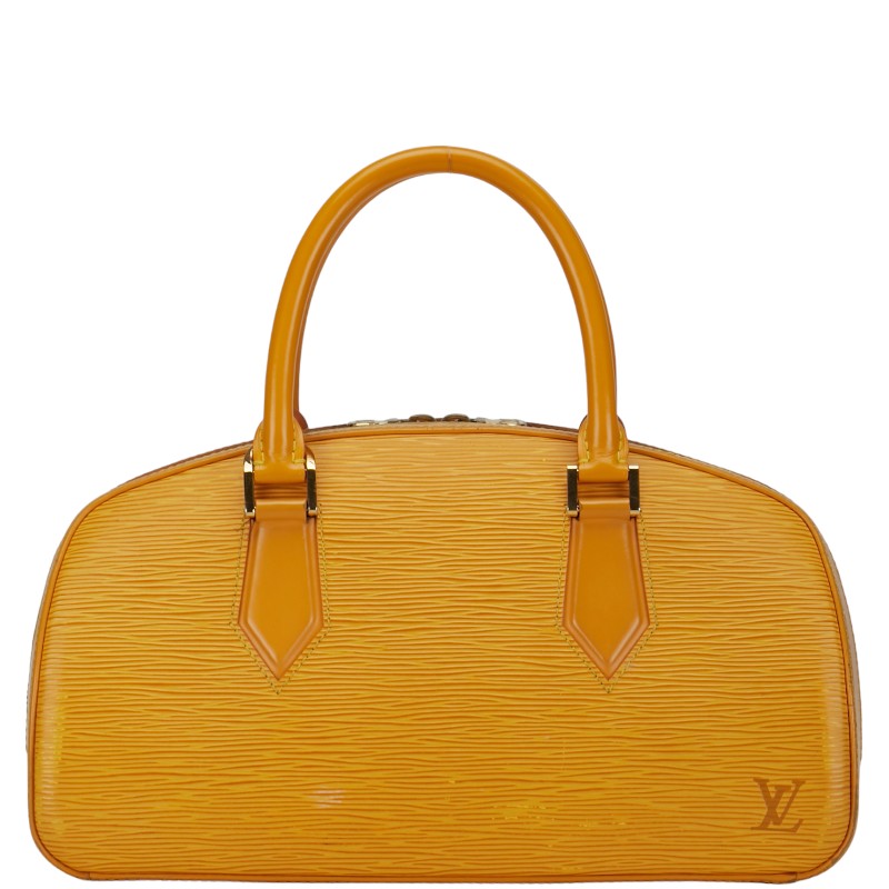 Louis Vuitton Jasmine Leather Handbag M52089 in Good condition