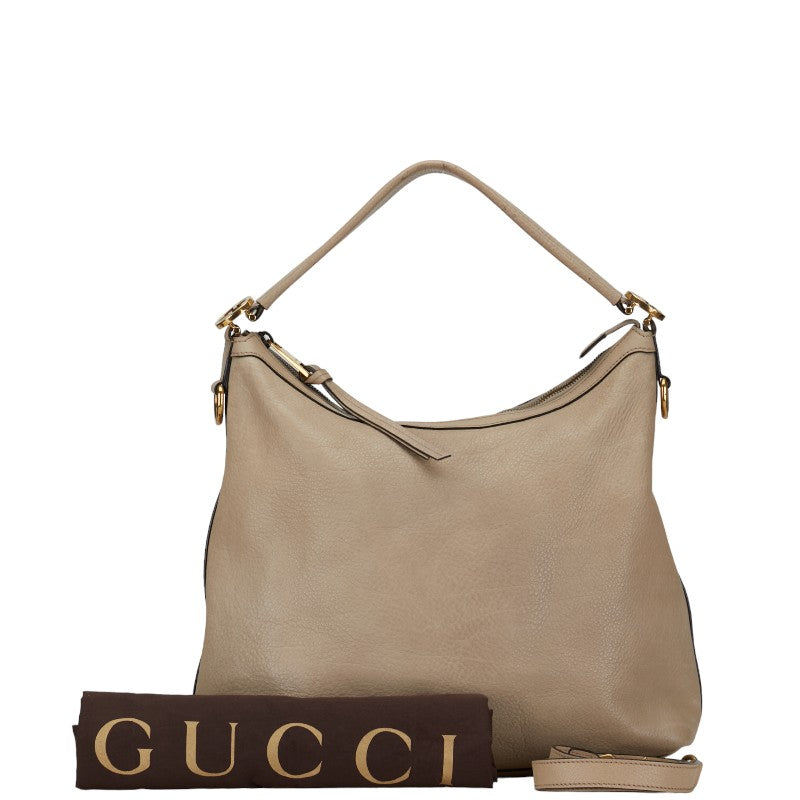 Gucci Interlocking G 2Way Handbag Leather Handbag 326514 in Good condition