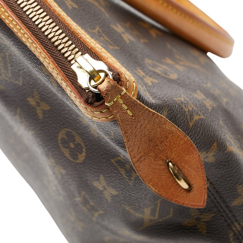 Louis Vuitton Monogram Lockit Handbag Brown