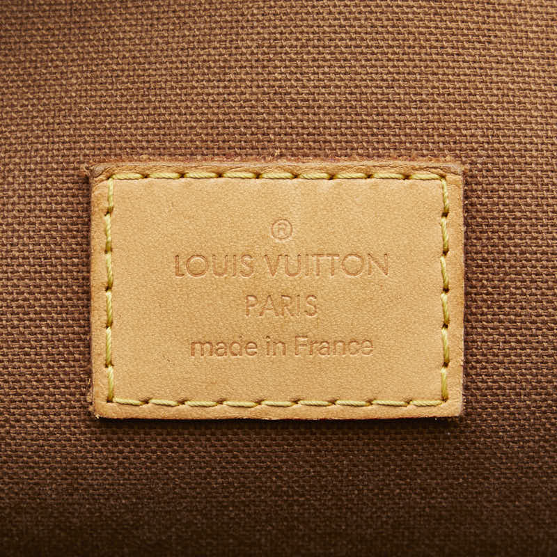 Louis Vuitton Monogram Lockit Handbag Brown