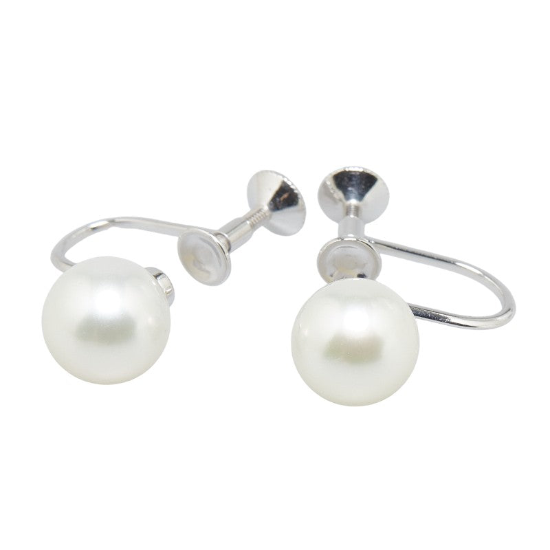 Mikimoto 18K Pearl Earrings Metal Earrings in Excellent condition