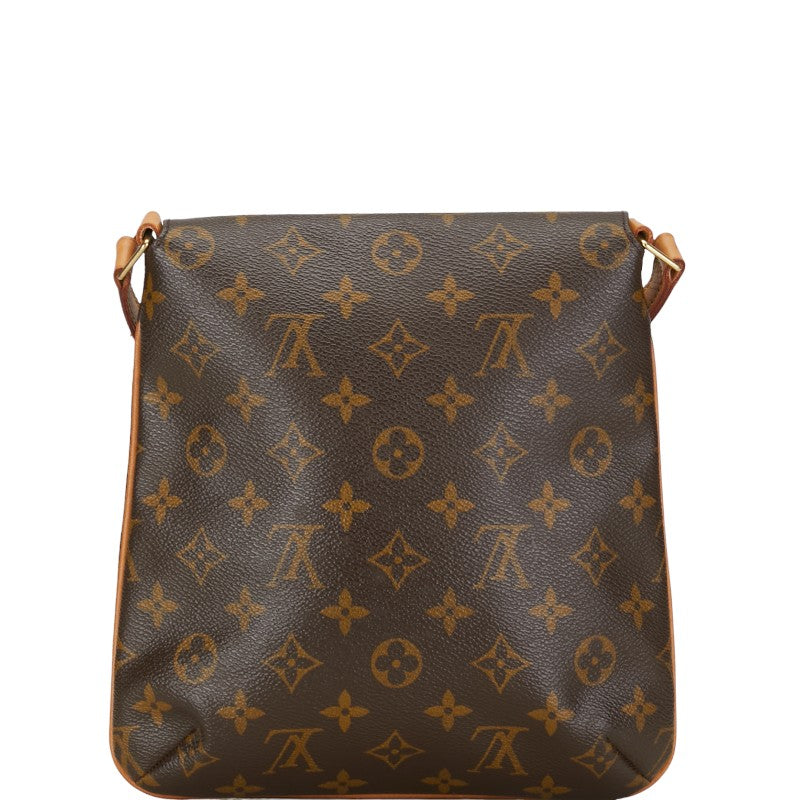 Louis Vuitton Monogram Musette Salsa Short Shoulder Bag M51258 Brown PVC Leather in Very Good Condition