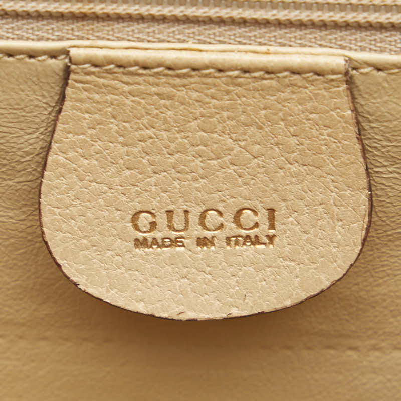 Gucci Bamboo Leather 2WAY Handbag Shoulder Bag