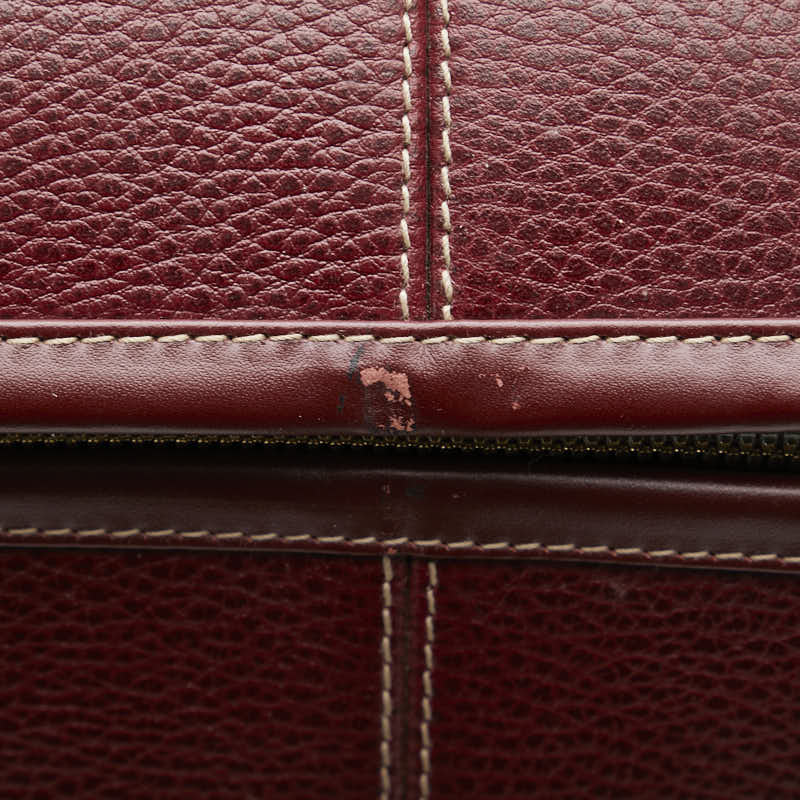 Cartier Must Line Leather Boston Bag in Very Good Condition