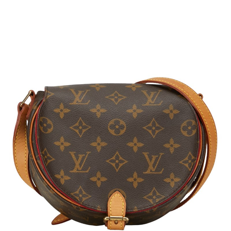 Louis Vuitton Monogram Tambourin Crossbody Bag M51179 Brown PVC Leather in Very Good Condition