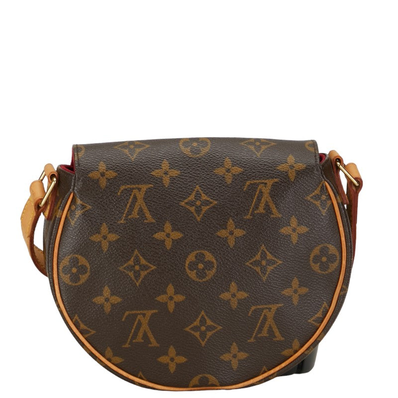 Louis Vuitton Monogram Tambourin Crossbody Bag M51179 Brown PVC Leather in Very Good Condition