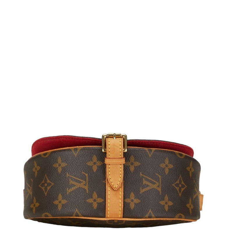 Louis Vuitton Monogram Tambourin Crossbody Bag M51179 Brown PVC Leather in Very Good Condition