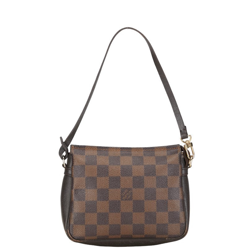 Louis Vuitton Damier Makeup Pouch N51982 Brown PVC Leather in Good Condition